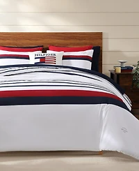 Tommy Hilfiger Classic Stripe 3-Pc. Comforter Set, King