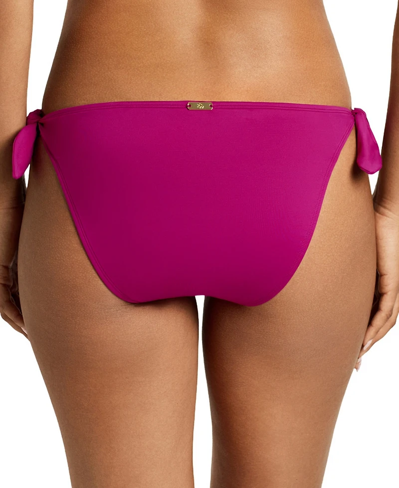 Lauren Ralph Women's Side-Tie Hipster Bikini Bottoms