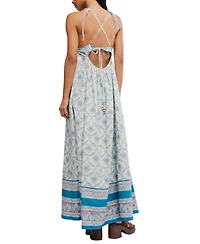 Free People Women's Sorrento Stroll Printed Sleeveless Cotton Dress