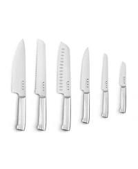 Smeg 50's Retro Style Aesthetic 7-Pc. Knife Block Set