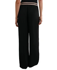 Reiss Women's Elasticated-Waist Wide-Leg Pants