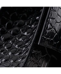 Pre-Owned Balenciaga Hourglass Top Handle Bag Embossed Leather