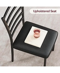 gaomon Dining Table for 2, Small Table and Chairs Set of 2, Dinette Set for 2, 3 Piece Kitchen and Dining Room Sets for Small Space