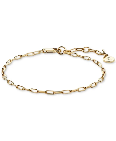 Ana Luisa Poetry Gold-Plated Slim Link Chain Bracelet