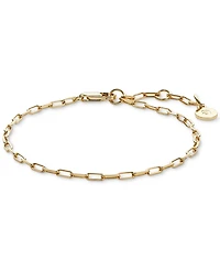 Ana Luisa Poetry Gold-Plated Slim Link Chain Bracelet