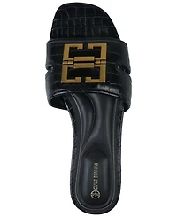 Giani Bernini Women's Ingridd Square Toe Flat Sandals, Macy's Exclusive