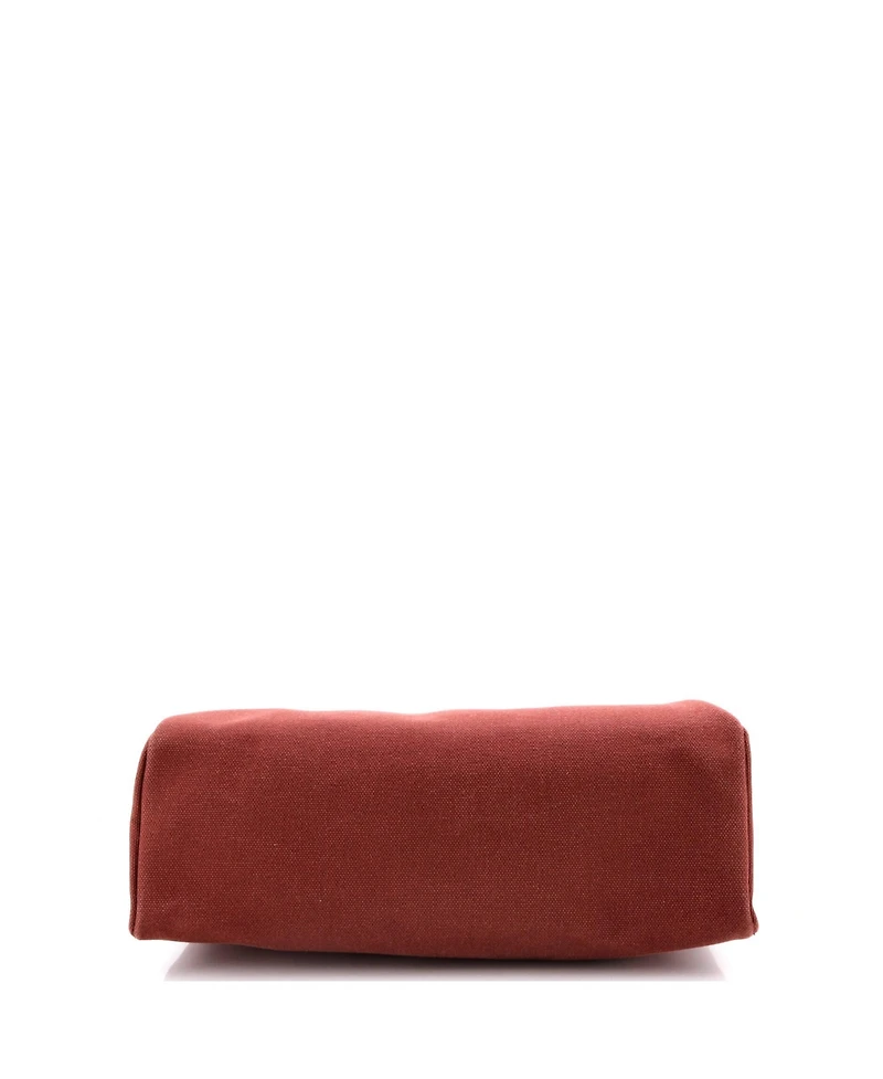 Pre-Owned HERMES Mm Herbag Toile and Leather