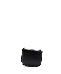 Pre-Owned Celine Triomphe Besace Clea Chain Flap Bag Leather