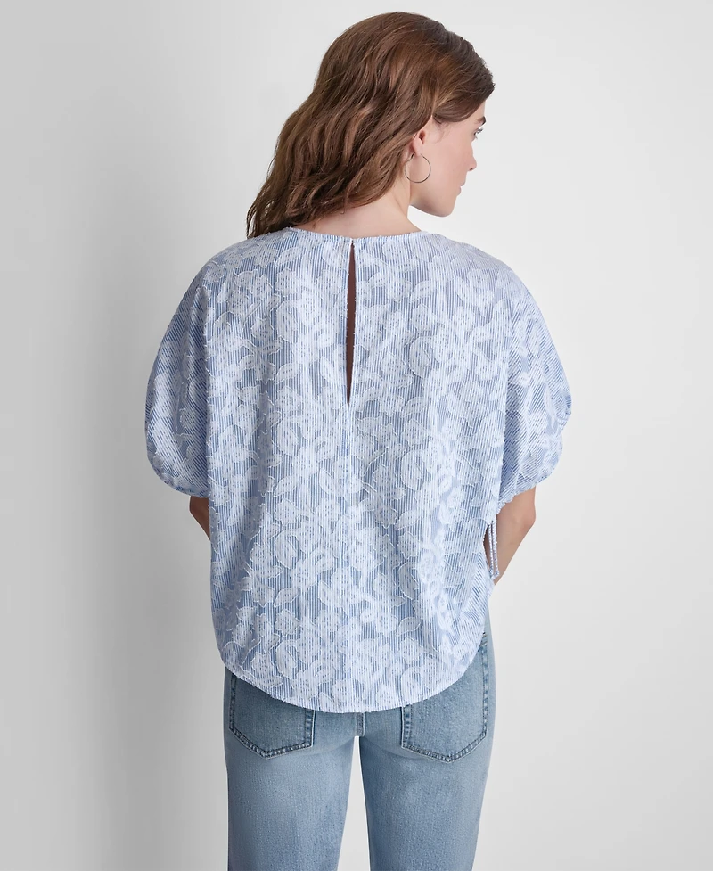 Dkny Jeans Petite Short-Sleeve Crew Neck Dolman T-Shirt