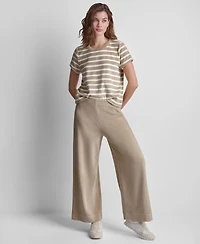 Dkny Jeans Petite Short-Sleeve Crew Neck T-Shirt