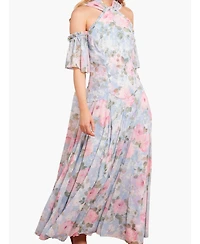 Needle & Thread Women's Camille's Garden Halter Neck Ankle Gown