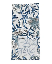 Saro Lifestyle Botanical Cotton Decorative Napkins, Set of 4