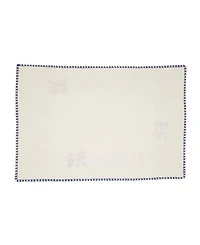 Saro Lifestyle Coastal Starfish and Shell Cotton Placemats, Set of 4