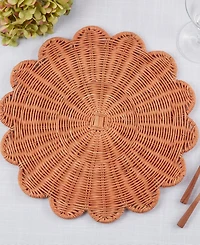 Saro Lifestyle Woven Rattan Placemats, Set of 4