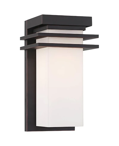 Franklin Iron Works Bernadine High Mission Outdoor Wall Light Fixture Mount Porch Weatherproof Bronze Finish