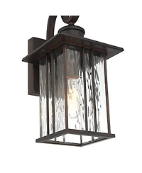John Timberland Deaver Lantern Outdoor Wall Light