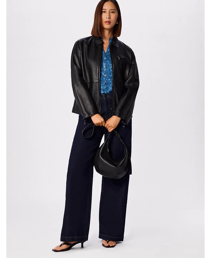 Whistles Women's Ditsy Floral V Neck-Blouse