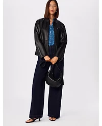 Whistles Women's Ditsy Floral V Neck-Blouse