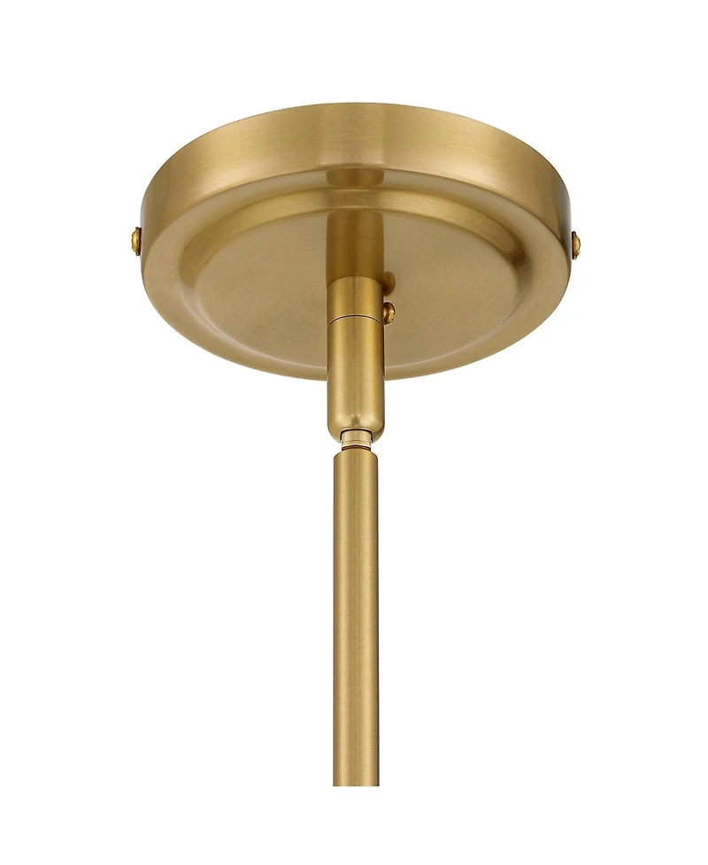 Possini Euro Design Forli Soft Gold and Glass Mini Pendant Light