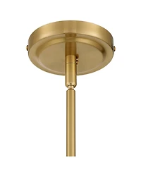 Possini Euro Design Forli Soft Gold and Glass Mini Pendant Light