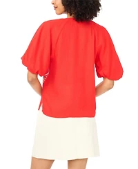 Vince Camuto Women's Split V-Neck Top