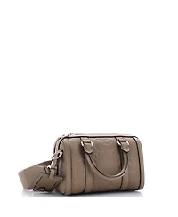Pre-Owned Gucci Mini Duffle Bag Jumbo Gg Embossed Leather