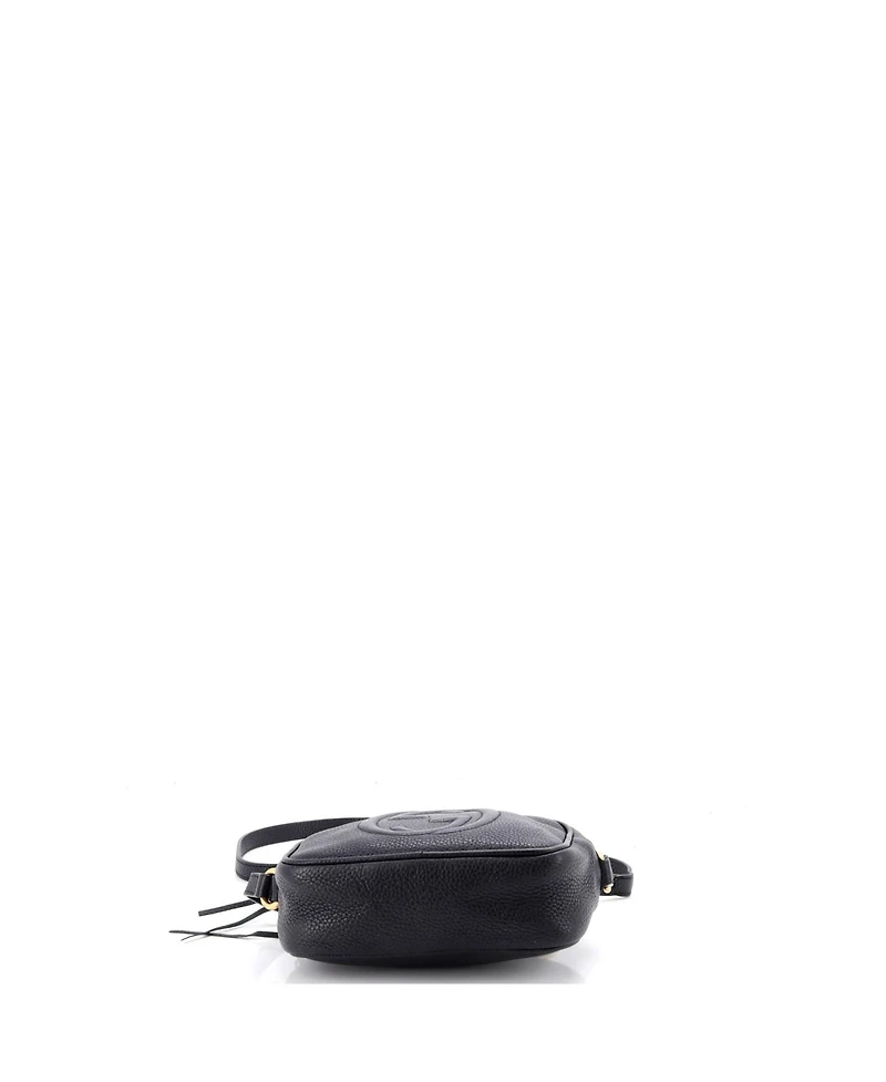 Pre-Owned Gucci Mini Soho Disco Crossbody Bag Leather