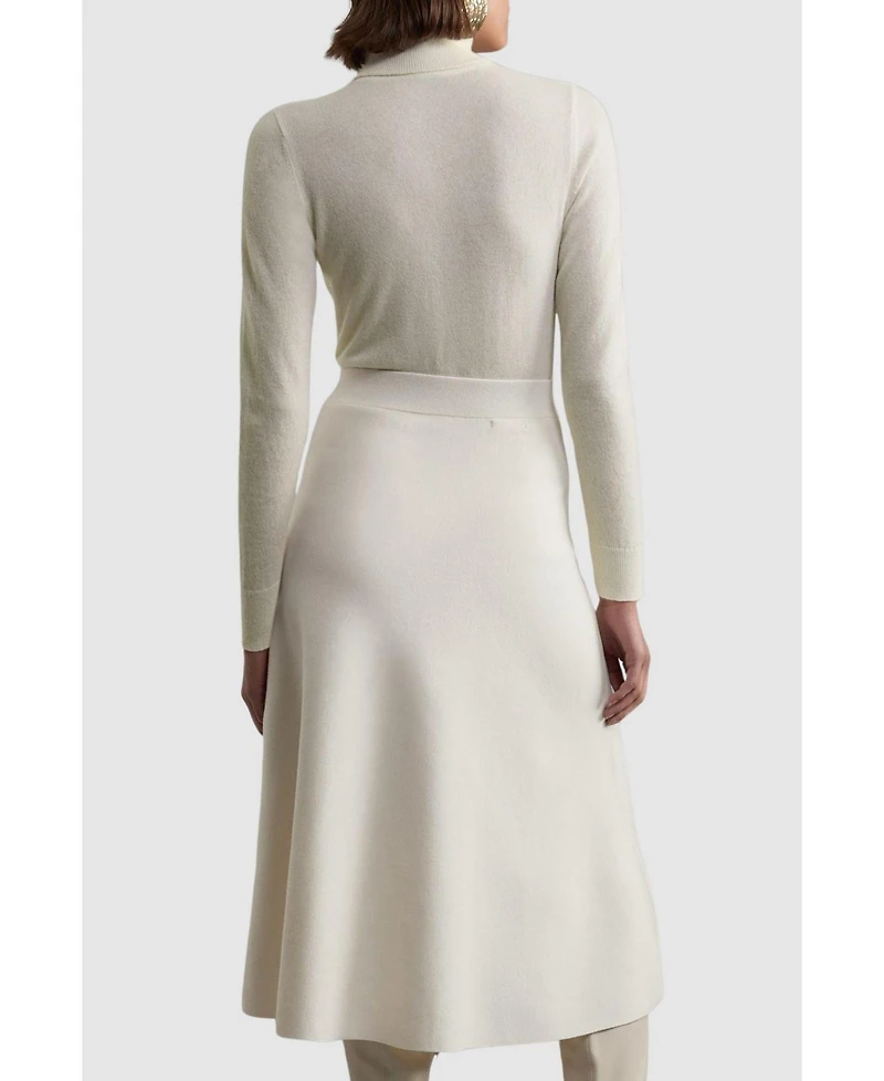 Karen Millen Women's Milano Knit Full Midi Skirt