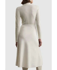 Karen Millen Women's Milano Knit Full Midi Skirt