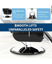 gaomon Professional Barber Chair Hydraulic 360 Swivel Salon Chair with Adjustable Headrest, Reclining Styling Chair for Hairdresser Beauty Salon Spa