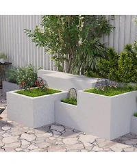 Outsunny 6 Pack Garden Chicken Wire Cloche, Animal Plant Protectors,