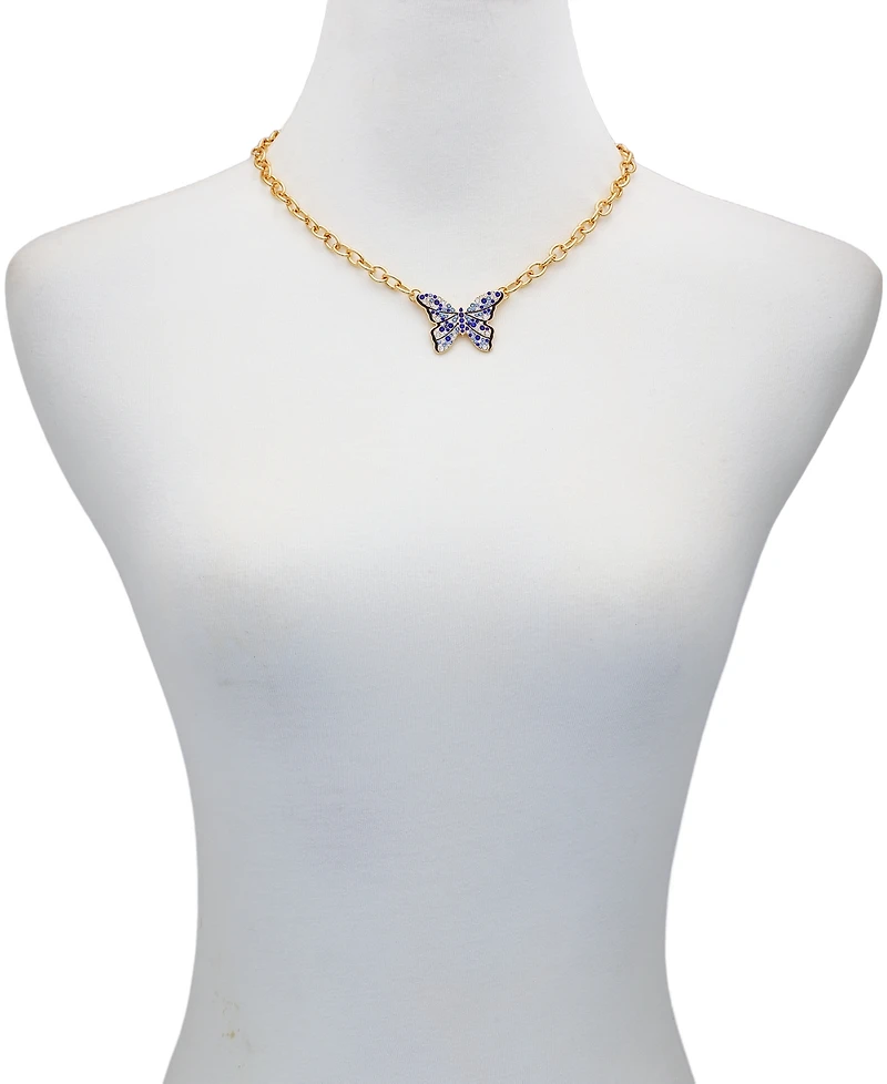 Guess 3-Pc. Gold-Tone Necklace, Bracelet & Stud Earrings Set