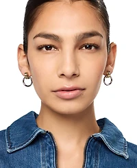 Ana Luisa Quinn Two-Tone Statement Earrings