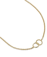 Ana Luisa Sam Gold-Plated Interlocking Circles Necklace