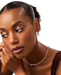 Ana Luisa Ash Double Mini Gold-Plated Drop Earrings