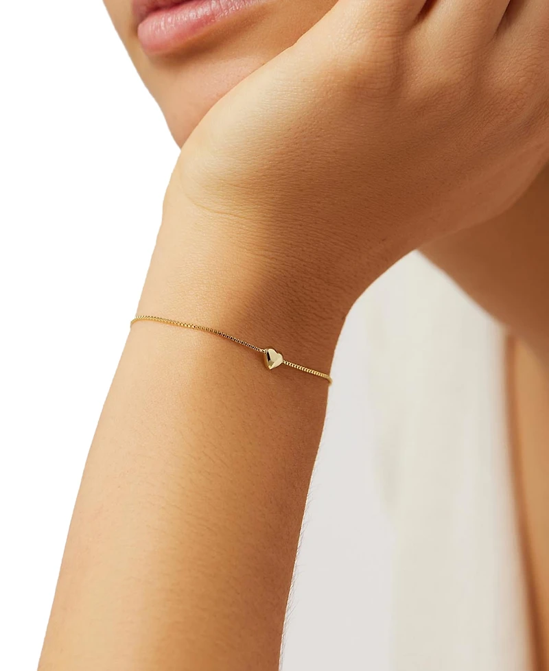 Ana Luisa Lana Gold-Plated Heart Bracelet