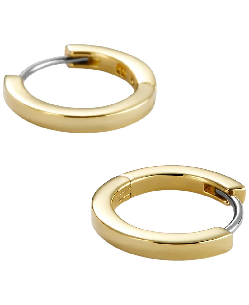 Ana Luisa Gold-Plated Huggie Hoop Earrings