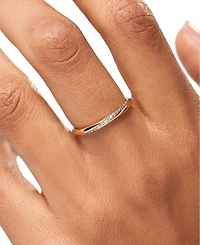 Ana Luisa Kira Slim Gold-Plated Gold Band Ring