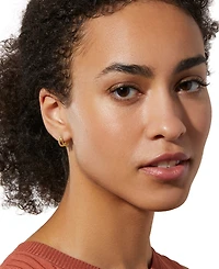 Ana Luisa Jesse Small Gold-Plated Hoop Earrings