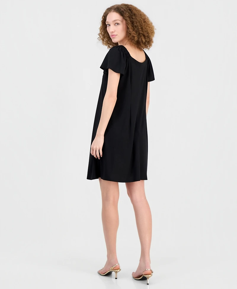 Robbie Bee Women's On/Off-The-Shoulder Dress