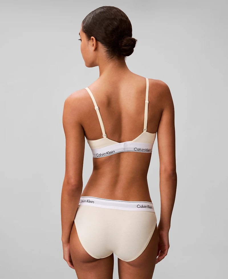 Calvin Klein Women's Ck Icon Cotton Modal Bikini Underwear QF8520