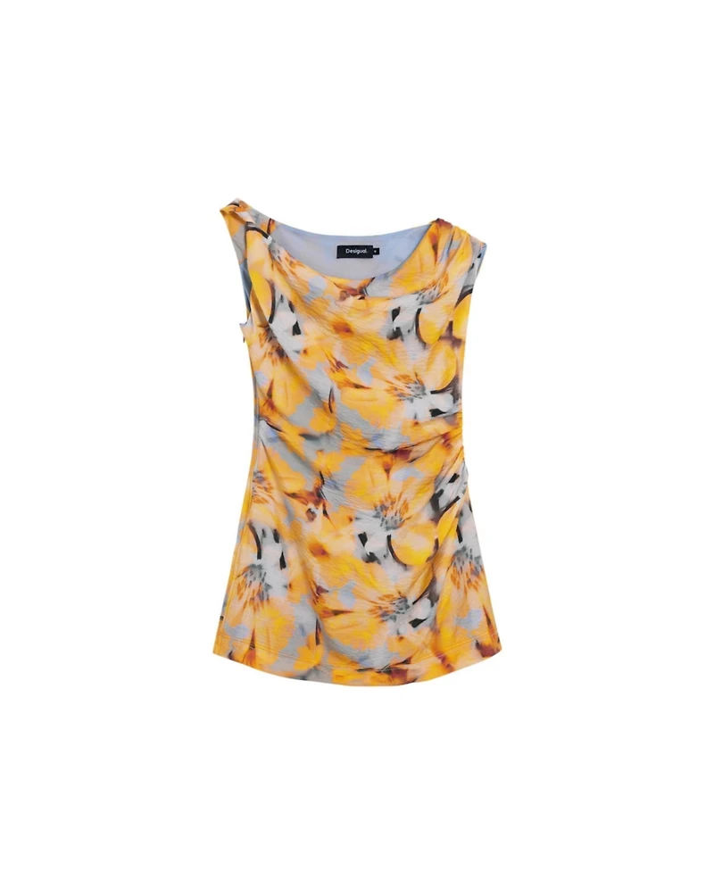 Desigual Women's Asymmetric floral dress