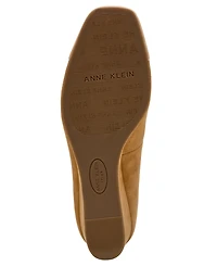 Anne Klein Women's Waiter Leather Wedge Heel Pumps
