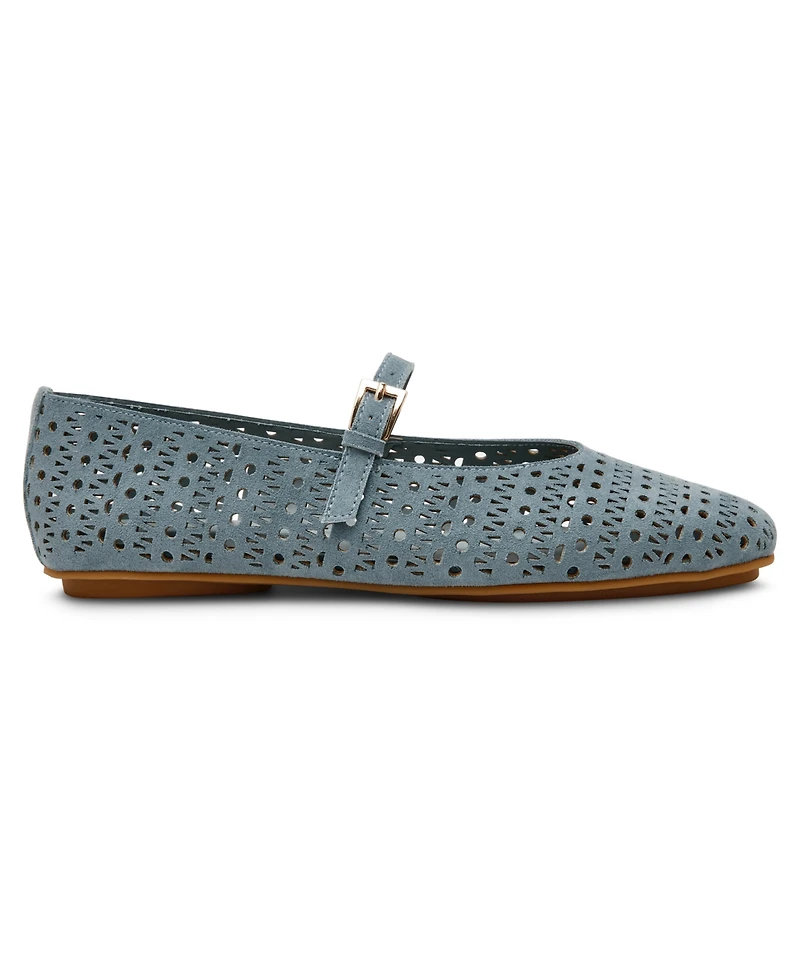 Anne Klein Women's Connie-p Mary Jane Buckle Flats