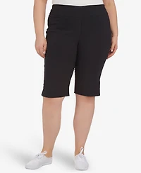 Hearts Of Palm Plus Solid Color Tech Stretch Skimmer Shorts