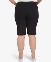 Hearts Of Palm Plus Solid Color Tech Stretch Skimmer Shorts