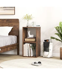 Slickblue Cube Storage Organizer Set of 2-White