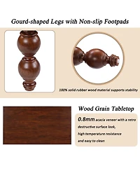 Rainsken Rectangular Wooden Coffee Table