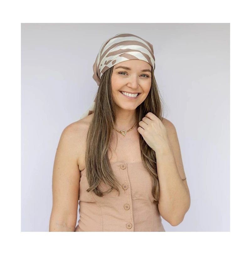 Headbands of Hope Women's Satin Striped Headscarf