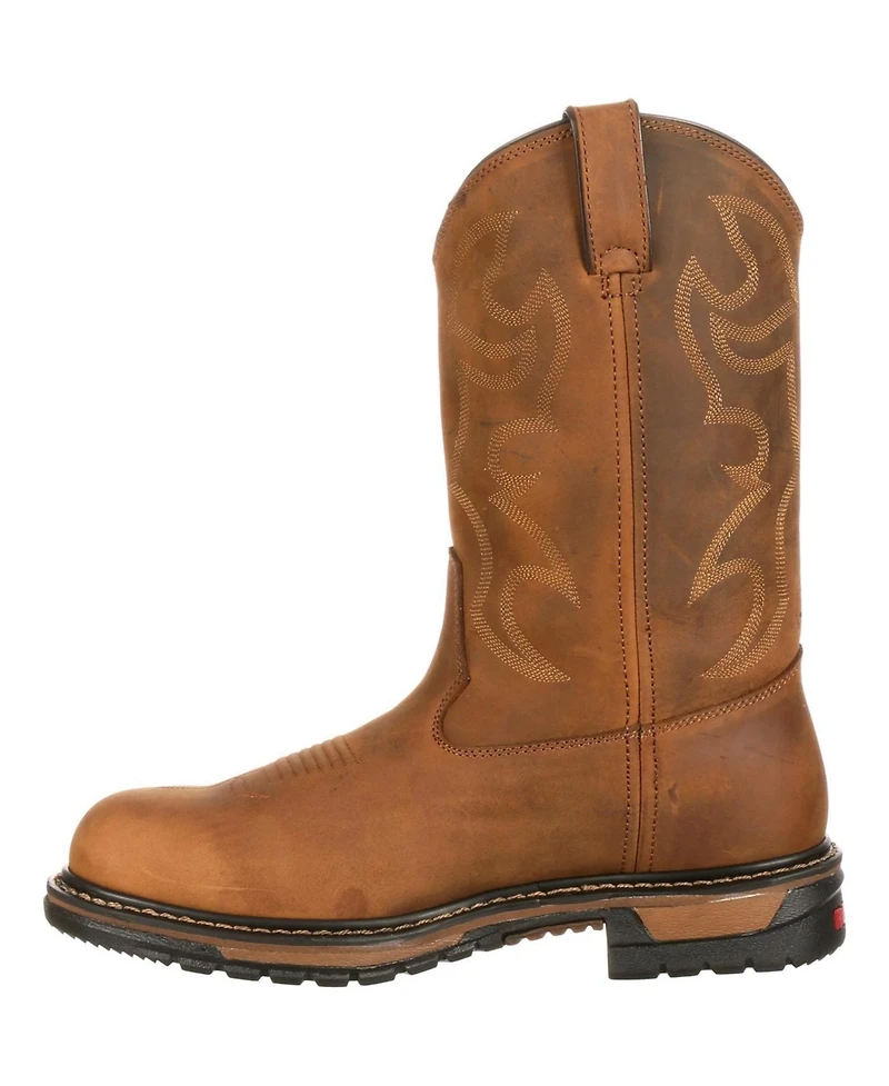 Rocky Men's Original Ride Branson Steel Toe Waterproof Western Boots